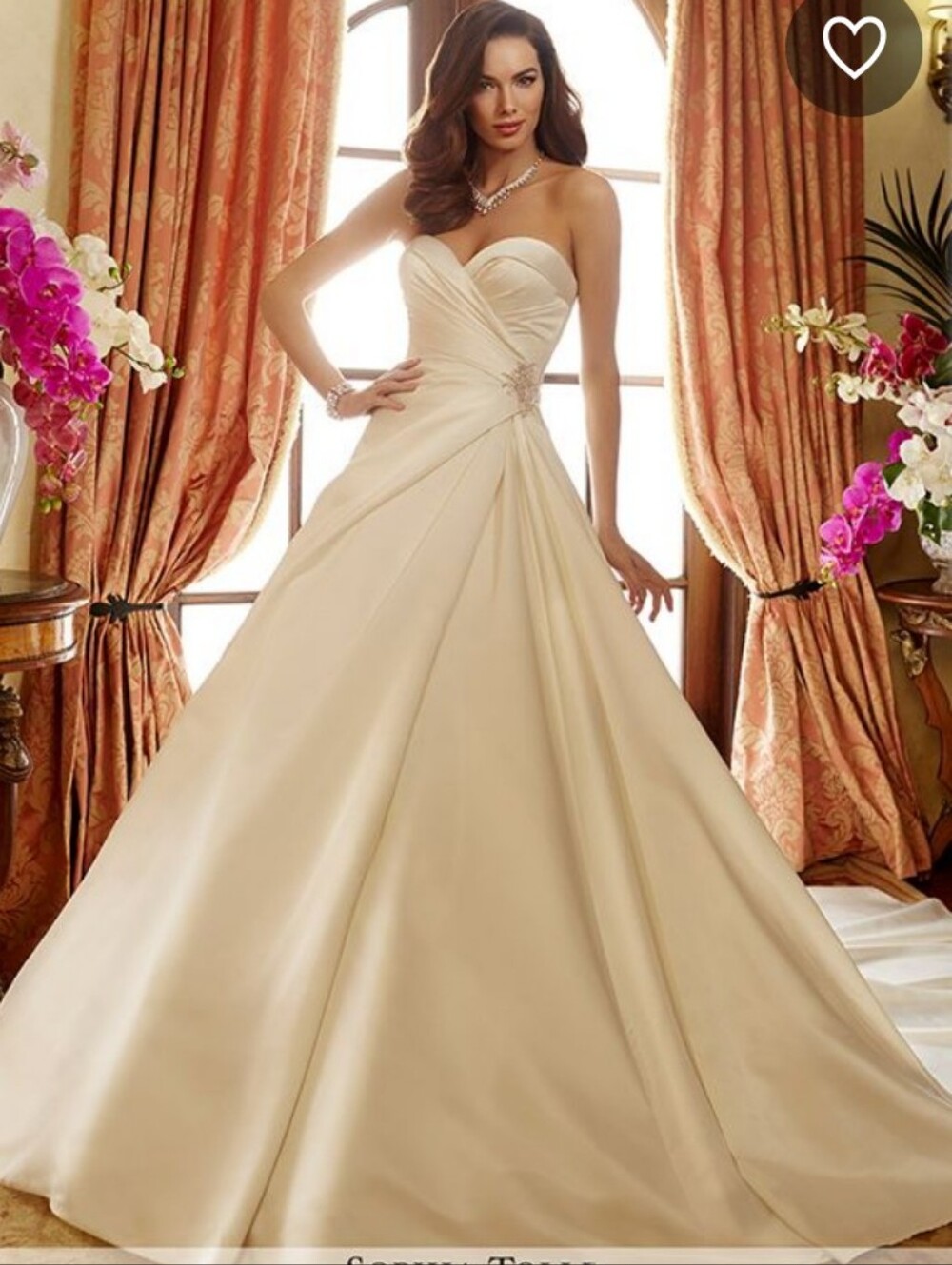 Sophia Tolli Mon Cheri Bridal Gown (Y11721), Never Worn,  Unaltered, White